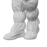 Chaussures de sécurité antistatiques réutilisables pour salle blanche Bottes de travail Chaussons ESD lavables pour laboratoire Sécurité réutilisable pour salle blanche