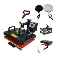 Presse à plat multifonctionnelle à bras articulé pour sublimation, pour t-shirts, taies d'oreiller, coques de téléphone, sweats à capuche et articles à écran unique