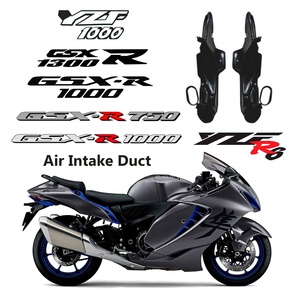 Prise d'air de moto pour GSXR1000 GSXR600 <span class=keywords><strong>750</strong></span> GSXR1300 YZF1000 <span class=keywords><strong>YZF</strong></span> R6 YZF600 ZZR400 Conduit de ventilation, conduit de guidage d'air - Product Image 1