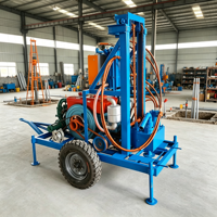 Machine de forage de puits d'eau durable sur chenilles de 200 m pour l'exploration désertique à distance
