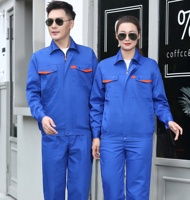 Uniformes cargo imperméables pour personnel de lavage de voiture, vêtements de travail de constructeur de robes noires