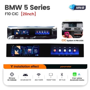 Mekede Mnb 21Inch Kép IPS Màn Hình Android Đài Phát Thanh Xe Tự Động Xe Máy Nghe Nhạc DVD Xe-Chơi 4G Wifi Bt Cho BMW 5 Seriesf10 Nbt Cic - Product Image 5
