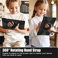 360 derece dönen 13.1 inç ağır plastik Tablet kapak için Kickstand ile Samsung Galaxy Tab S10 Fe artı dayanıklı