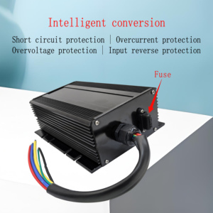 High-Power Four-Wheel Converter <b>Plug</b>-in Isolates 42V-90V <b>12V</b> 50A Voltage for Vehicles HJ12V50A-G High Power Converter - Product Image 2