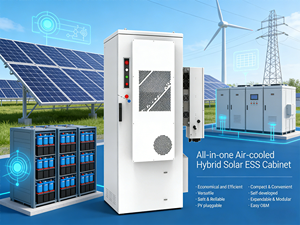 Système de stockage d'énergie Bibo New Custom 230 kWh, boîtier de batterie BESS, batterie solaire industrielle et commerciale 50 kW 100 kWh - Product Image 4