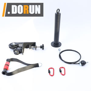 DorunFit <span class=keywords><strong>DR</strong></span>-AR076Bアームレスリング回転ハンドルテーブルプーリーケーブルシステム耐久性のあるスチール + ゴム150kg最大ユーザー重量フィット2" - Product Image 6