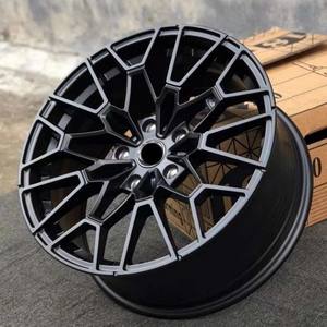 Rines Deportivos DF002 para Automóviles de Pasajeros, Fabricados con Tecnología Flow Forming, Color Negro Brillante, Aptos para M3 M4 827M E30 <span class=keywords><strong>E46</strong></span> E36 E60, 18 19 20 Pulgadas, 5X112 5X120, Diseño Escalonado - Product Image 3