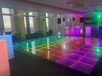 Panneaux de piste de danse portatifs magnétiques Led Pista De Baile Wedding Party Event Fiestas 3D Infinity Mirror Piso