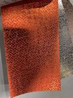 Papel Metálico con Textura de Rejilla Larga, Papel Artesanal en Relieve para Embalaje, Papelería y Proyectos de Bricolaje