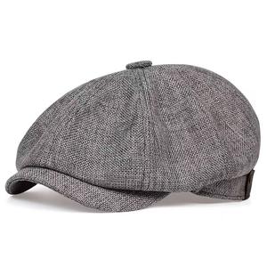 Gorra Newsboy para Hombre, 8 Paneles, Tweed, Estilo <span class=keywords><strong>Taxi</strong></span>, Espiga, Gatsby, Gorras Planas - Product Image 1
