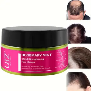 OEM/ODM Natural Growth Hair Mask Repair Product Anti-Hair Loss Treatments Professional Salon Rosemary Regrowth Mask Hair