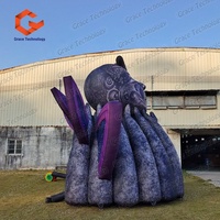 Arche Gonflable Élégante Tête Humaine pour Scène DJ, Tunnel de Festival de Musique, Décoration et Promotions de Marque