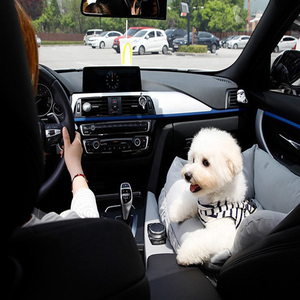 Venta al por mayor desmontable mascota <span class=keywords><strong>perro</strong></span> elevador asiento de <span class=keywords><strong>coche</strong></span> <span class=keywords><strong>cama</strong></span> de asiento trasero para todo tipo de <span class=keywords><strong>coche</strong></span> comodidad de viaje para perros - Product Image 5
