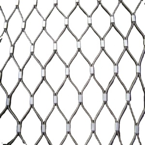 Hot Bán dây thép không gỉ dây lưới lan can đồng bằng dệt chim lồng cho vẹt Aviary Net vườn thú cắt Kỹ thuật chế biến - Product Image 1