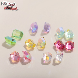 เรซิ่นรูปทรงแปดเหลี่ยมขนาด 4x6 มม. สีลูกกวาด สำหรับตกแต่งเล็บ DIY สไตล์ญี่ปุ่น - Product Image 4