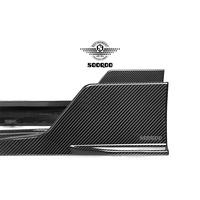 Jupes latérales en fibre de carbone préimprégnée style SQ-V1 pour BMW Série 5 G68 / Voiture à essence