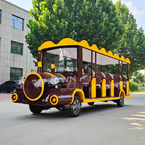 Mini-train électrique moderne de style rétro pour touristes, fabriqué en Chine, navette pour l'utilisation en tourisme et les visites touristiques - Product Image 4
