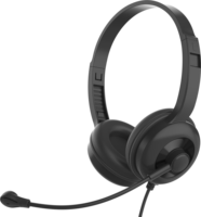 Casque audio stéréo filaire de type C avec microphone pour centre d'appels, casque téléphonique OEM