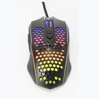 Souris de jeu optique filaire USB Type-C pour droitier 8000 DPI RGB Honeycombo TGM310 Gaming