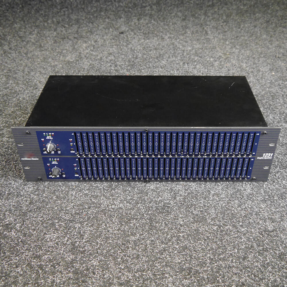 Dbx 1231 デュアルチャネル 3U 31バンドカラオケイコライザー
