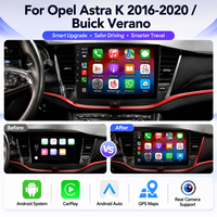 Pour Opel Astra K Buick Verano Écran Lecteur DVD Radio 9 Pouces Android Autoradio Multimédia Caméra Arrière Système de Streaming Smartlink