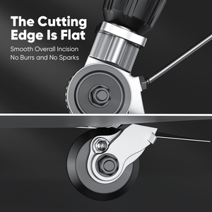 Fyseus Electric <strong>Drill</strong> Shears Plate Cutter DIY <strong>Metal</strong> Nibbler <strong>Drill</strong> <strong>Attachment</strong> with Adapter for Steel Copper Aluminum Sheet <strong>Cut</strong> - Product Image 4