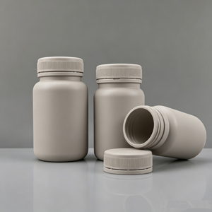 Botella de Plástico HDPE Verde para Pastillas, Frasco para Tabletas con Tapa de Rosca, Envase para Suplementos con Logotipo Personalizado - Product Image 2