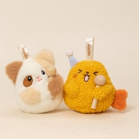 Pendentif Animal Mignon Ours Renard Éléphant Canard Grenouille Cadeau Promotionnel Jouet en Peluche Breloque de Sac à Dos Coton PP Anti-stress