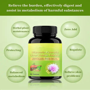 OEM/ODM/OBM Comprimés de santé du foie de Pueraria Silymarine organique naturelle Supplément à base de plantes Silymarine pour la santé du foie - Product Image 4