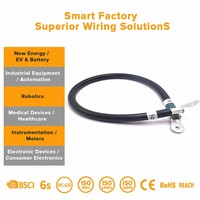كابل توصيل محرك وبطارية السيارات الكهربائية ثنائي النواة 50 أمبير مع سلك نحاسي 8AWG PBT لتطبيقات النظام عالي الجهد