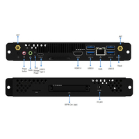Mini PC industriel Intel 8e génération DDR4 double écran 4K avec carte graphique Iris Plus pour tableau blanc, éducation, bureau – En stock
