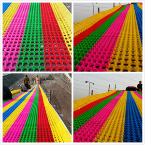 Pista de Esquí Seca/Alfombra de Esquí Seca para Esquí y Snowboard, Césped Artificial Resistente para Tubing en Pistas Secas, para Parques de Entretenimiento Invernal - Product Image 2