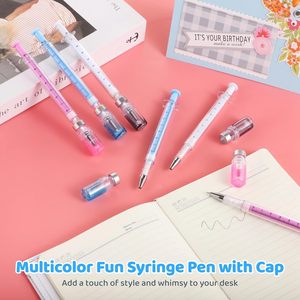 Stylo Gel Créatif et Amusant en Forme de Seringue, Nouveau Stylo Gel Anti-Stress Idéal pour les Infirmières, les Médecins et les Étudiants, Pratique et Fluide - Product Image 5