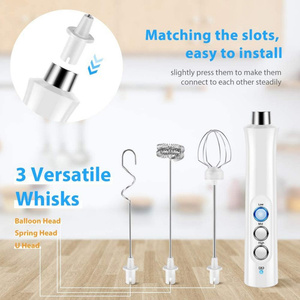 Accessoires pour barista, outils, mousseur à <span class=keywords><strong>lait</strong></span> électrique rechargeable par USB, mousseur à <span class=keywords><strong>lait</strong></span> portable pour faire des moussements <span class=keywords><strong>de</strong></span> crème, pour le café - Product Image 3