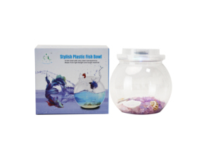 Lightweight &amp; Durable Clear Plastic Fish Bowl Eco-Friendly Mini <strong>Aquarium</strong> for Betta and Small Fish - Product Image 2