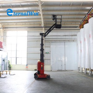 Plateforme de travail en hauteur à mât verticale électrique portable, plateforme de travail en hauteur à mât autopropulsée - Product Image 4