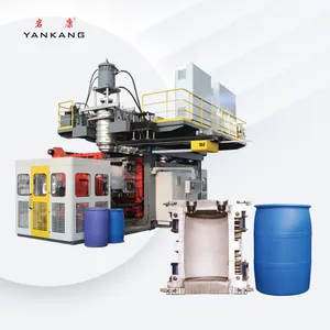 plastic drum making machine 3 layers 200 Liter chemical barrel extrusion 220L blow molding machine