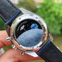Montre mécanique automatique haut de gamme pour homme, montre-bracelet de luxe en acier inoxydable avec réserve de marche et aiguilles de style plongée