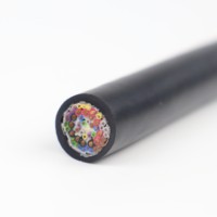 Câble de chaîne de traînée flexible conducteur en cuivre PVC isolé blindé LIBIN NBR-JTVP 50x0.25 -40C ~ + 105C pour le levage