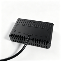 Nueva Luz LED Azul de 12V para Parrilla con Doble Ventilador, Luz Auxiliar de Trabajo para Conducción Todoterreno, Luz Antiniebla de 3 Lentes