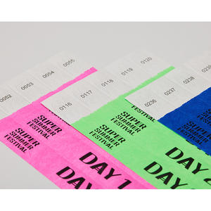 Écrivez sur les bracelets Tyvek pour une marquage rapide. Bracelets Tyvek de couleur unie de 19 mm (3/4 po) avec texte personnalisé. - Product Image 3