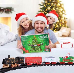 Juego de Tren de Juguete Eléctrico con Locomotora de Vapor Clásica de Carga, Funciona con Pilas, con Luz y Sonido de Humo - Product Image 4