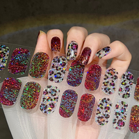 Autocollants pour ongles Felice Fashion 2D, semi-durcis, 100% gel, adhésif puissant, non toxiques, décorations pour manucure