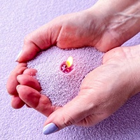 Bougie flottante en cire de sable aromatique colorée en vrac pour décoration de mariage, bougie en poudre de cire perlée