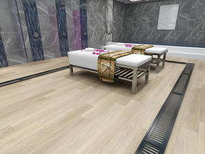 Revêtement de sol en vinyle PVC avec dos en éponge, <span class=keywords><strong>fibre</strong></span> de verre, résistant aux taches, facile à nettoyer, pour bureaux, bâtiments résidentiels, réduction du bruit - Product Image 5