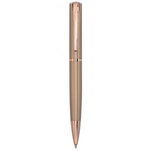 Elegante Penna a Sfera in Raso Oro Rosa con Parti Metalliche Lucidate, Larghezza di Scrittura 0.7mm e 1.0mm, Design Originale e Sportivo - Product Image 3