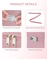 Boîte à lunch pour bébé en polyester 15L congelable avec sac et bouteille d'eau Sac à biberon congelable avec motif de lettres