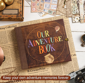 Notre livre d'aventures, journal de voyage, livre photo, <span class=keywords><strong>album</strong></span> photo - Souvenirs rétro vintage, livre d'or DIY - Product Image 6