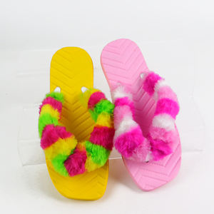 Chanclas de piel rosa, chanclas suaves con punta abierta para Primavera/Verano, impermeables, antideslizantes, ligeras, resistentes, tendencia de moda - Product Image 4