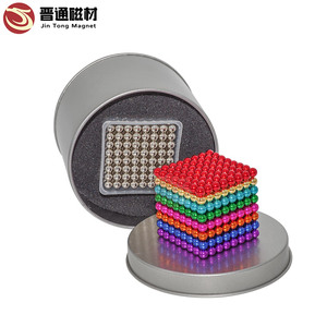<span class=keywords><strong>Puzle</strong></span> de construcción magnético para niños, cubo, juguetes educativos, bloques, hoja, bolas magnéticas, 216 1000 - Product Image 5